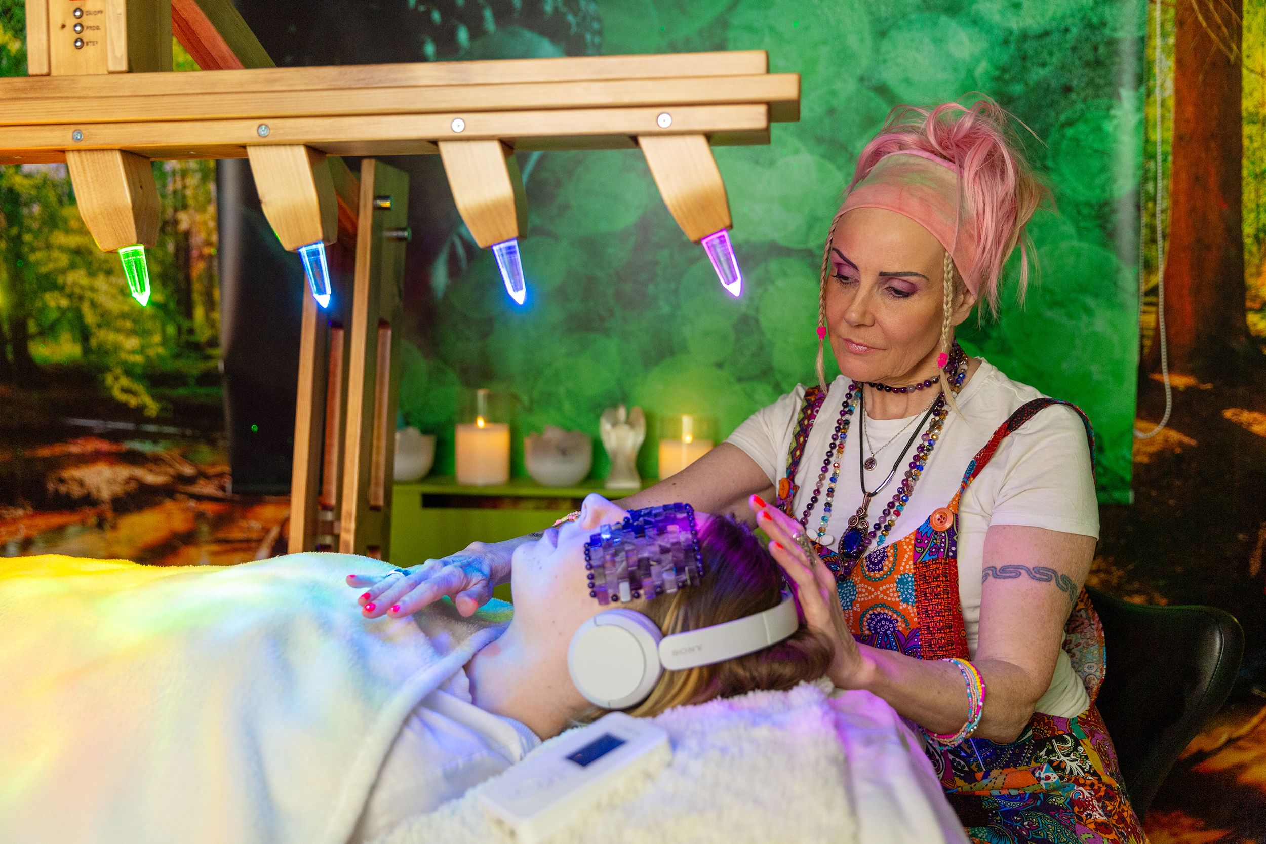 Crystal Mask Treatment at Peaceful Haven Holistic Therapies in East Kilbride