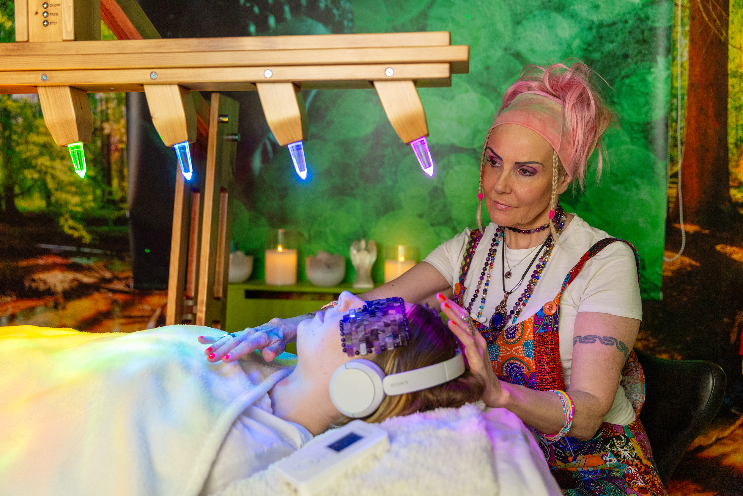 Crystal Mask Treatment at Peaceful Haven Holistic Therapies in East Kilbride