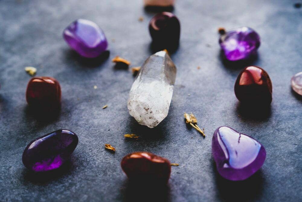 A picture of crystals